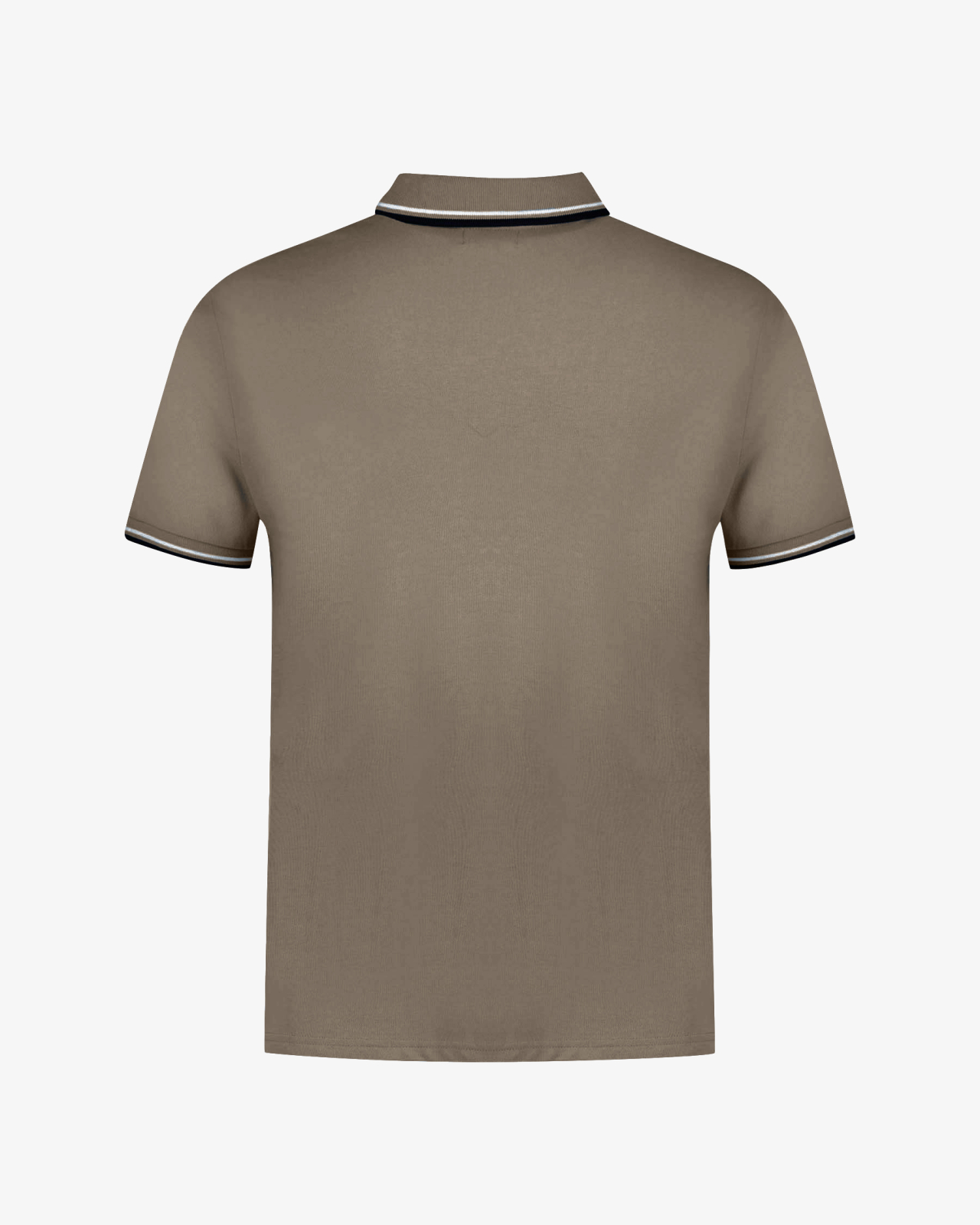 Polo piqué grande taille beige