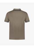 Polo piqué grande taille beige