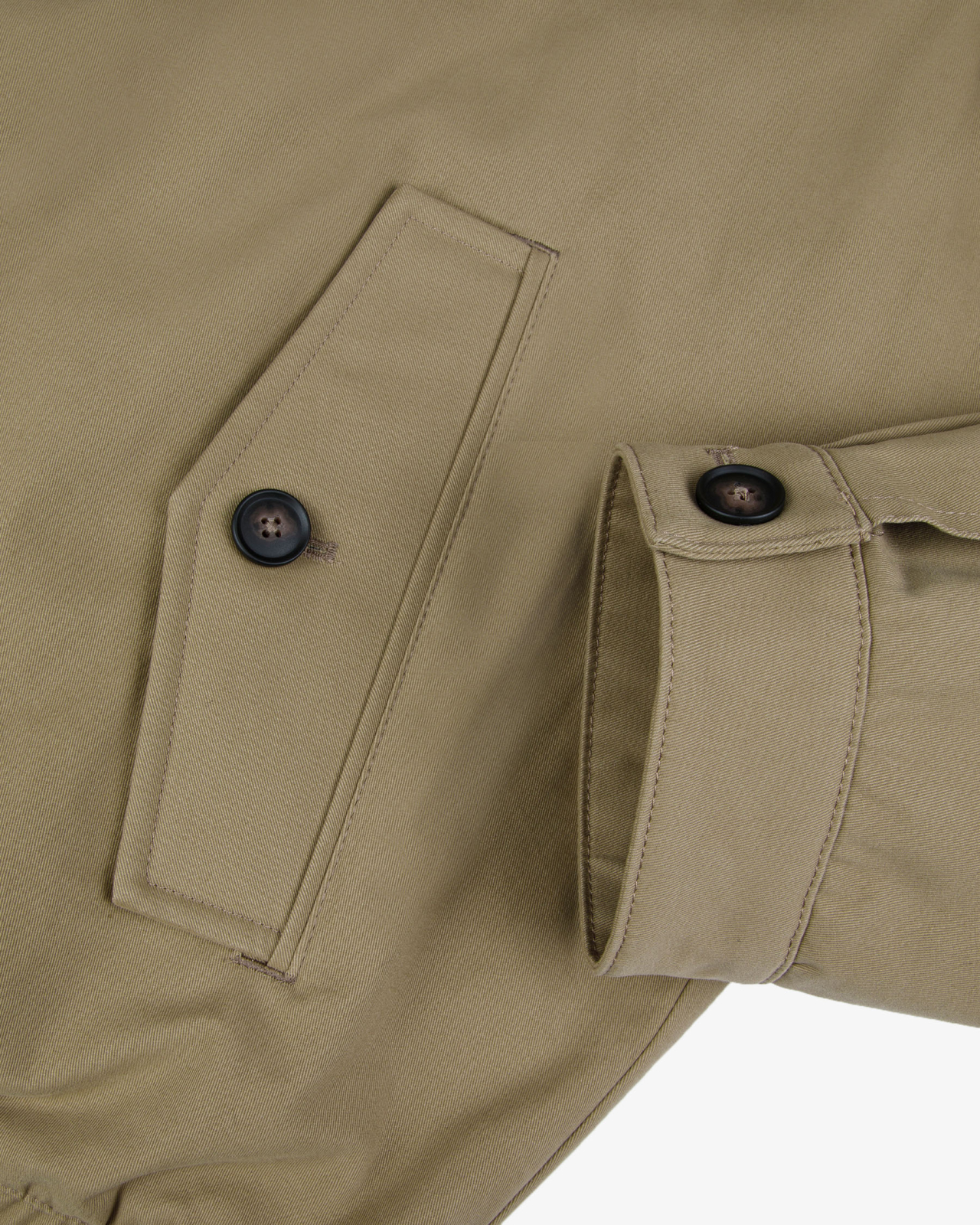 Blouson en coton grande taille beige