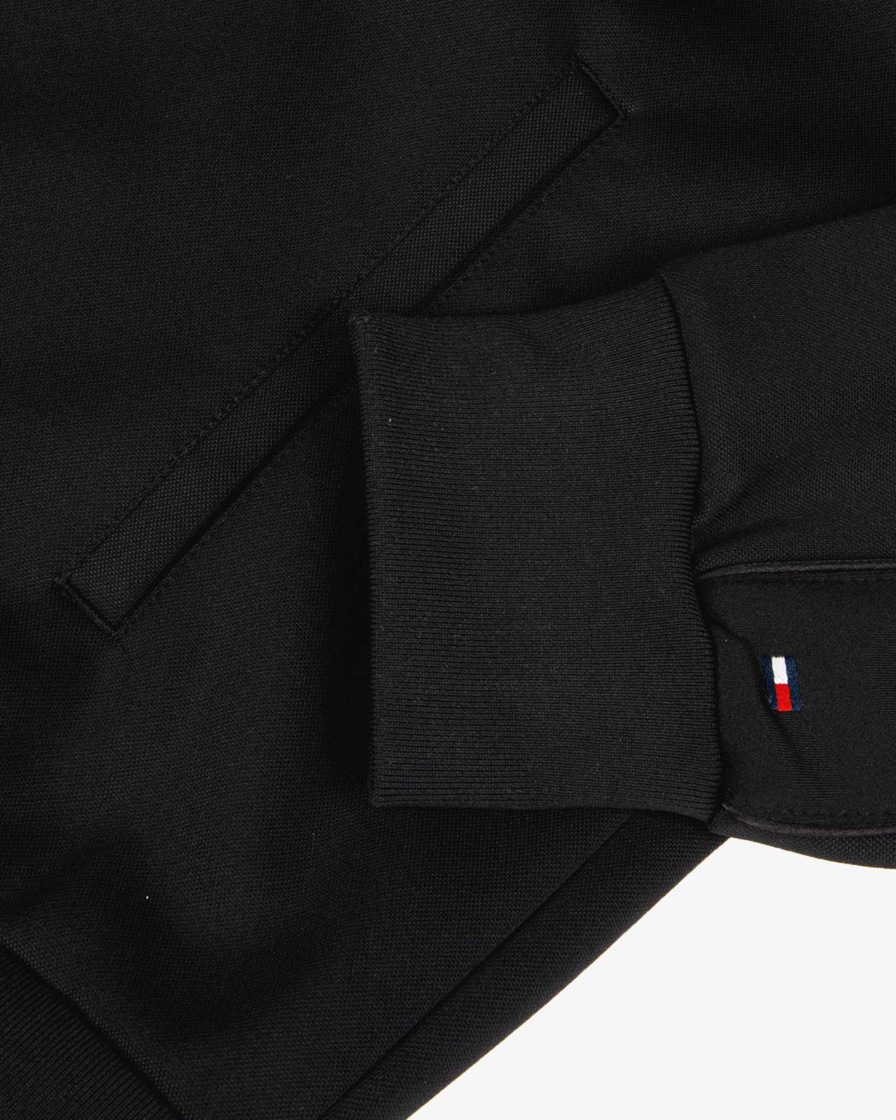 Haut de survêtement zippé grande taille noir