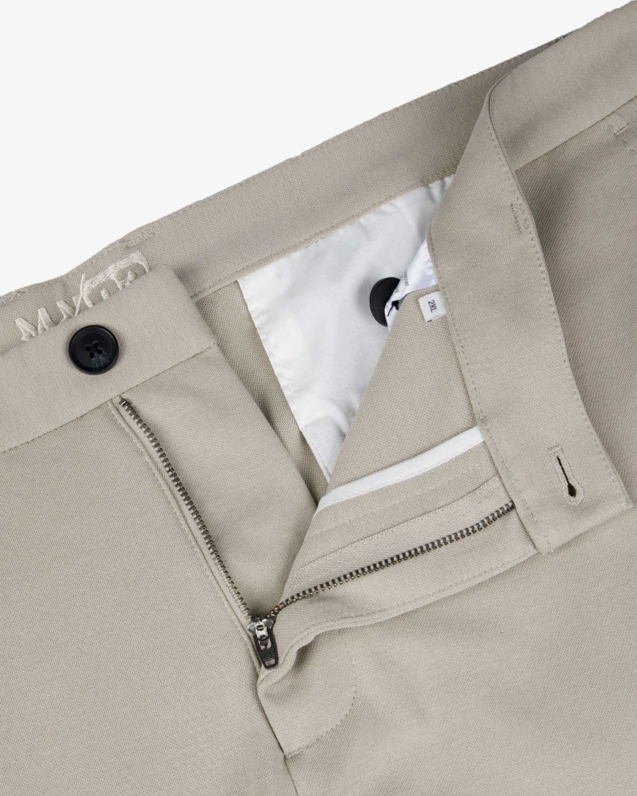 Pantalon grande taille beige
