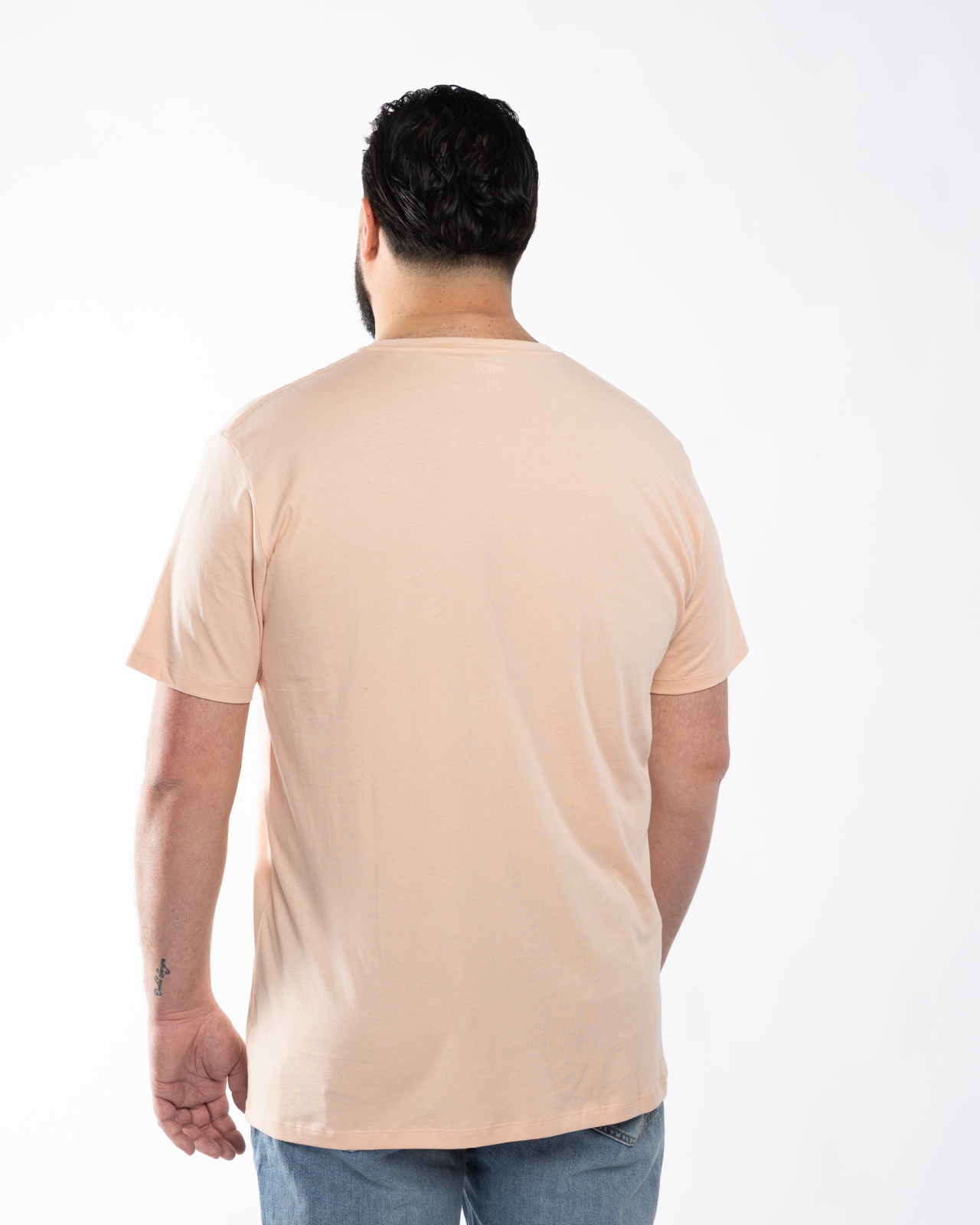 T-shirt uni grande taille rose