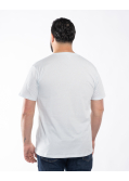 T-shirt uni grande taille bleu ciel