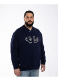 Blouson grande taille bleu marine