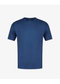 T-shirt uni grande taille bleu