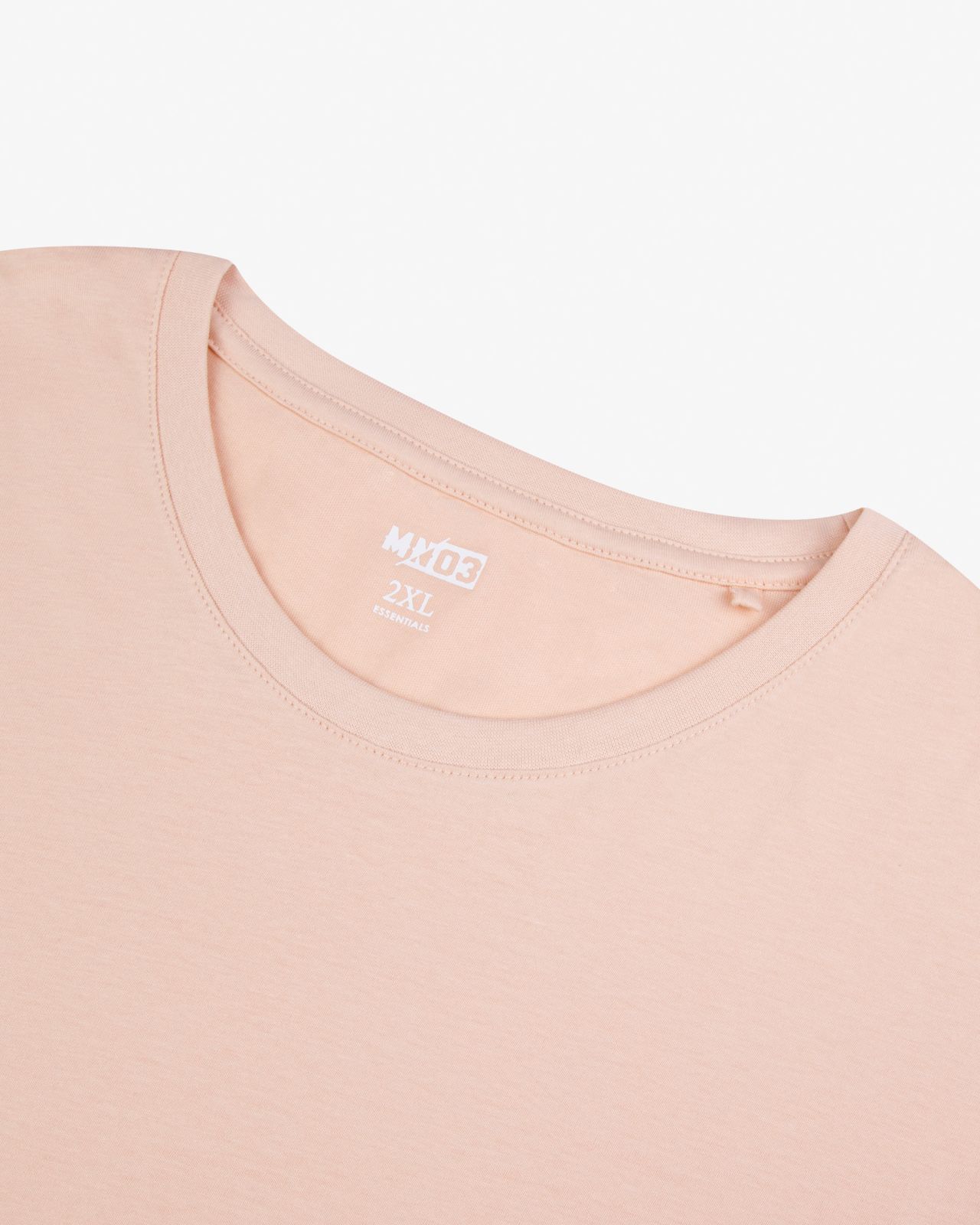 T-shirt uni grande taille rose