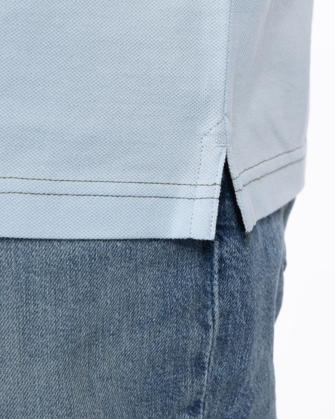 Polo piqué barbarian grande taille vert kaki