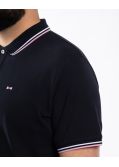 Polo piqué grande taille bleu marine