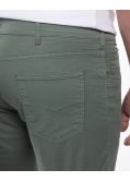 Pantalon 5 poches grande taille vert