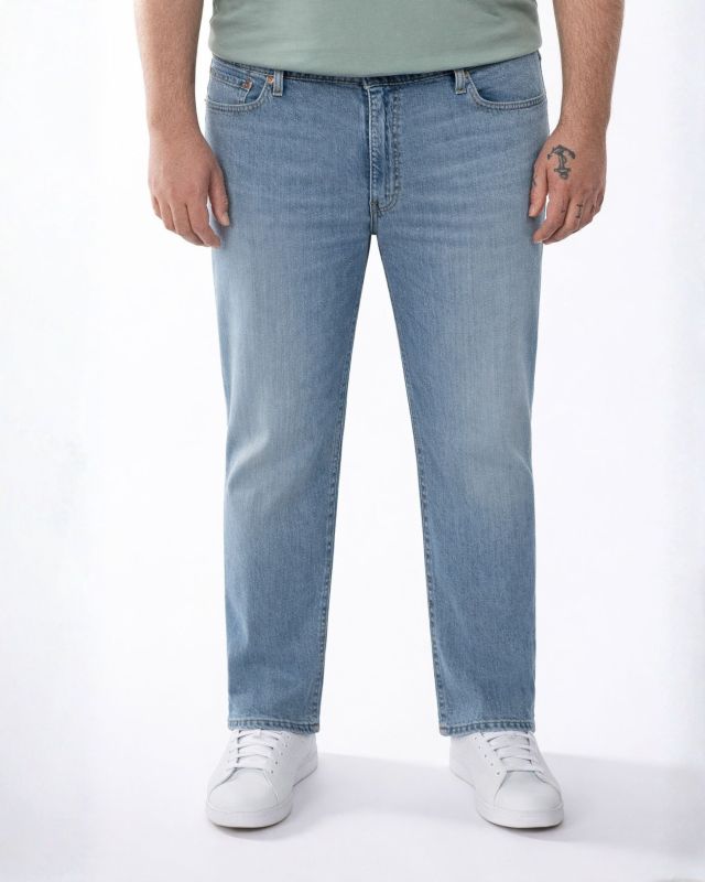 Jeans 501 Taper grande taille bleu clair