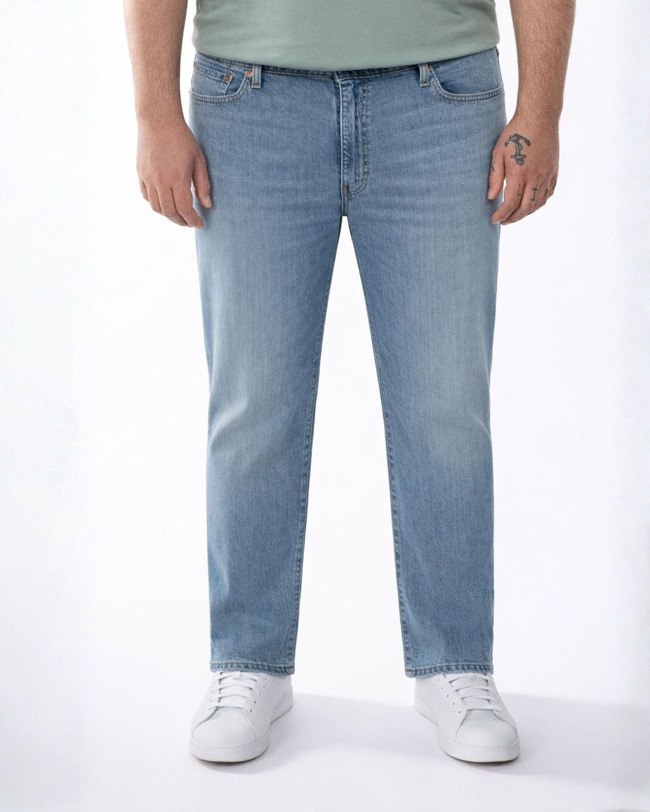Jeans 501 Taper grande taille bleu clair
