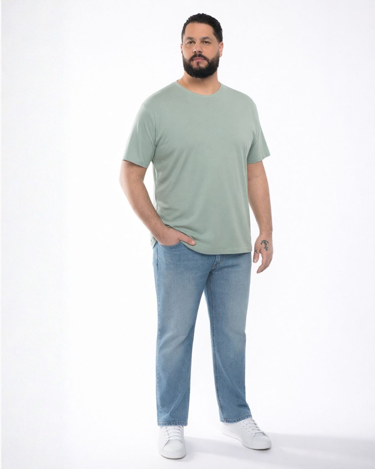 Jeans 541 Taper grande taille bleu clair