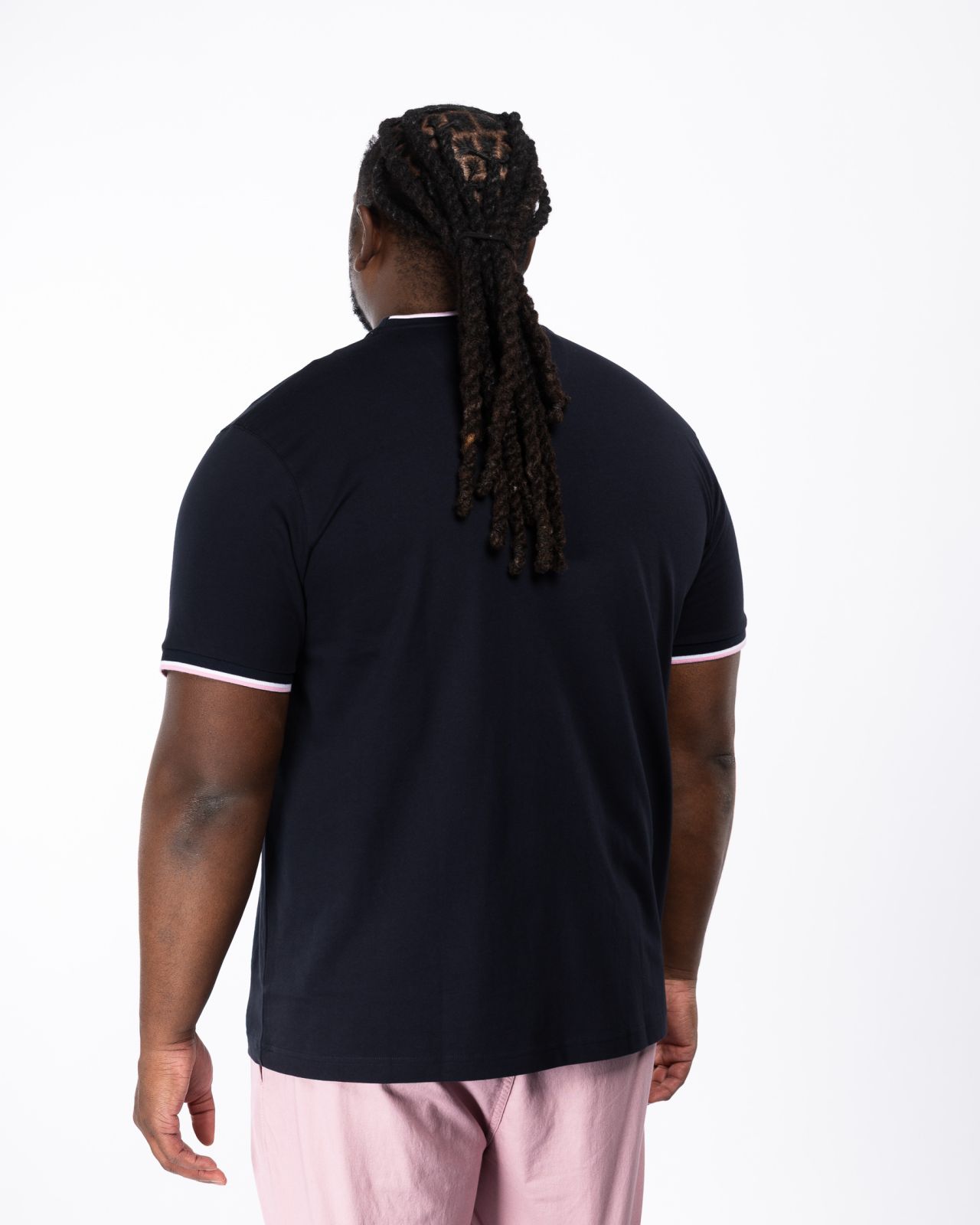 T-shirt jersey grande taille bleu marine