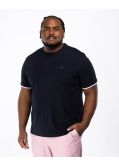 T-shirt jersey grande taille bleu marine