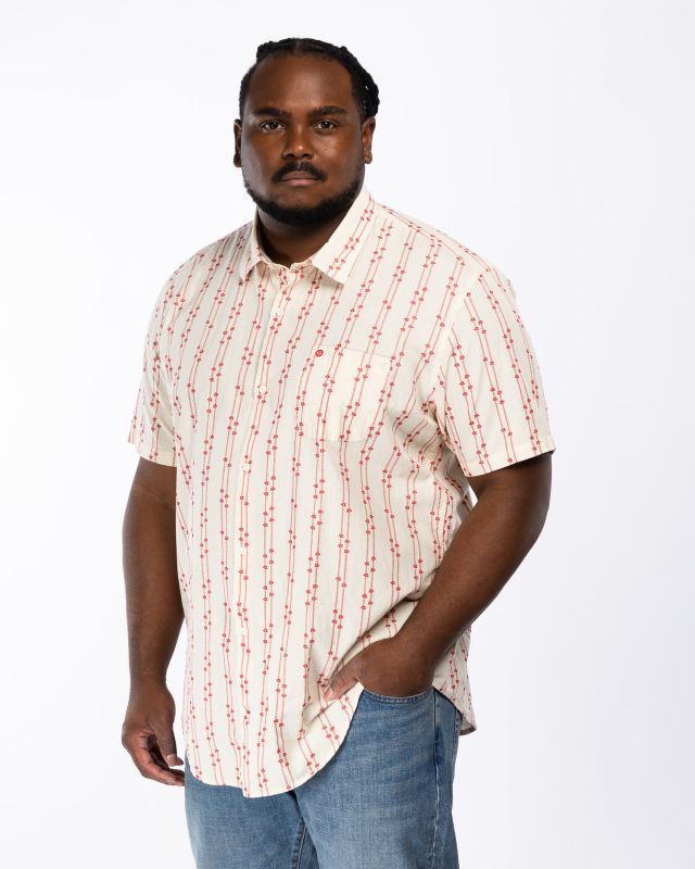 Chemisette jacquard grande taille écru