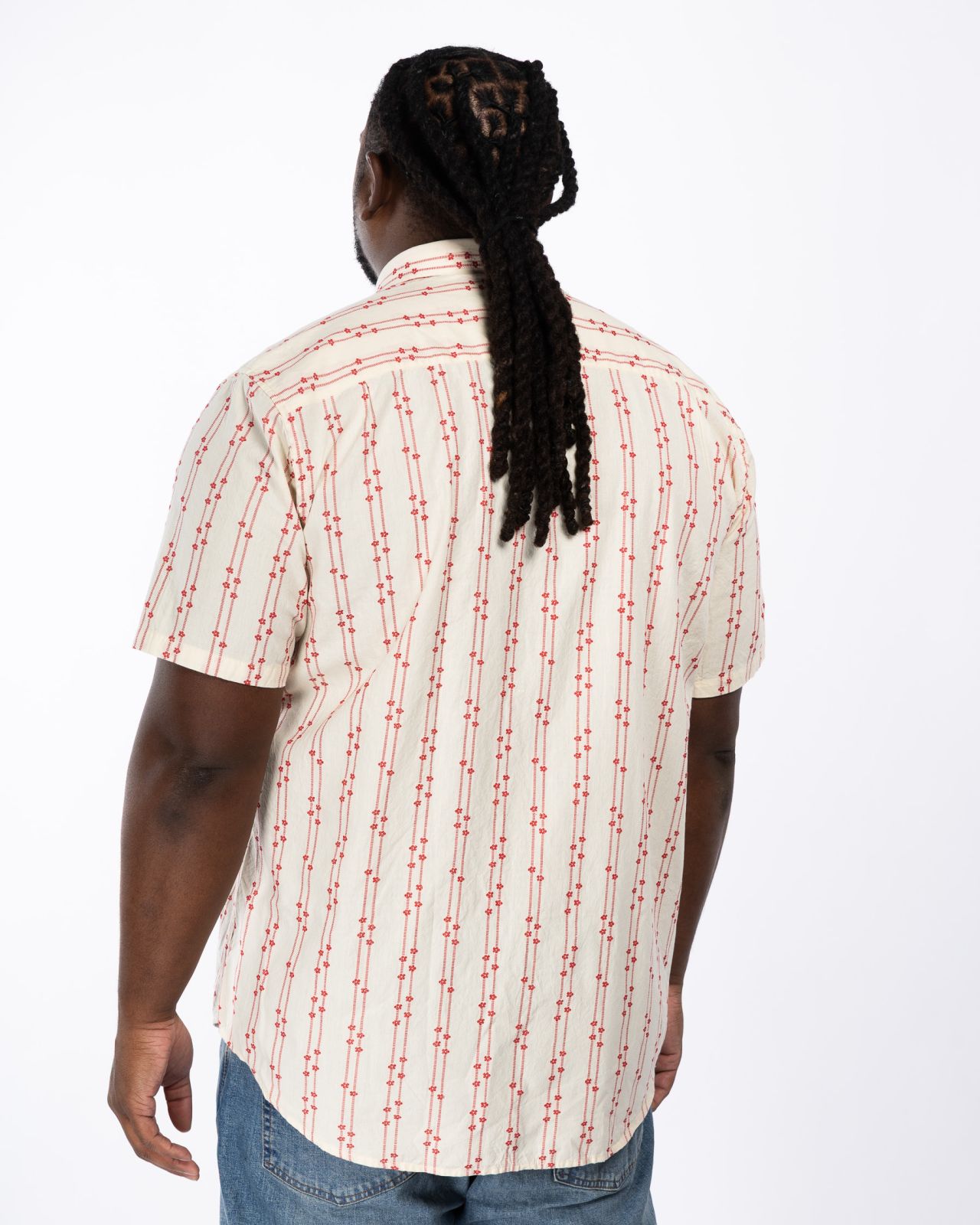 Chemisette jacquard grande taille écru