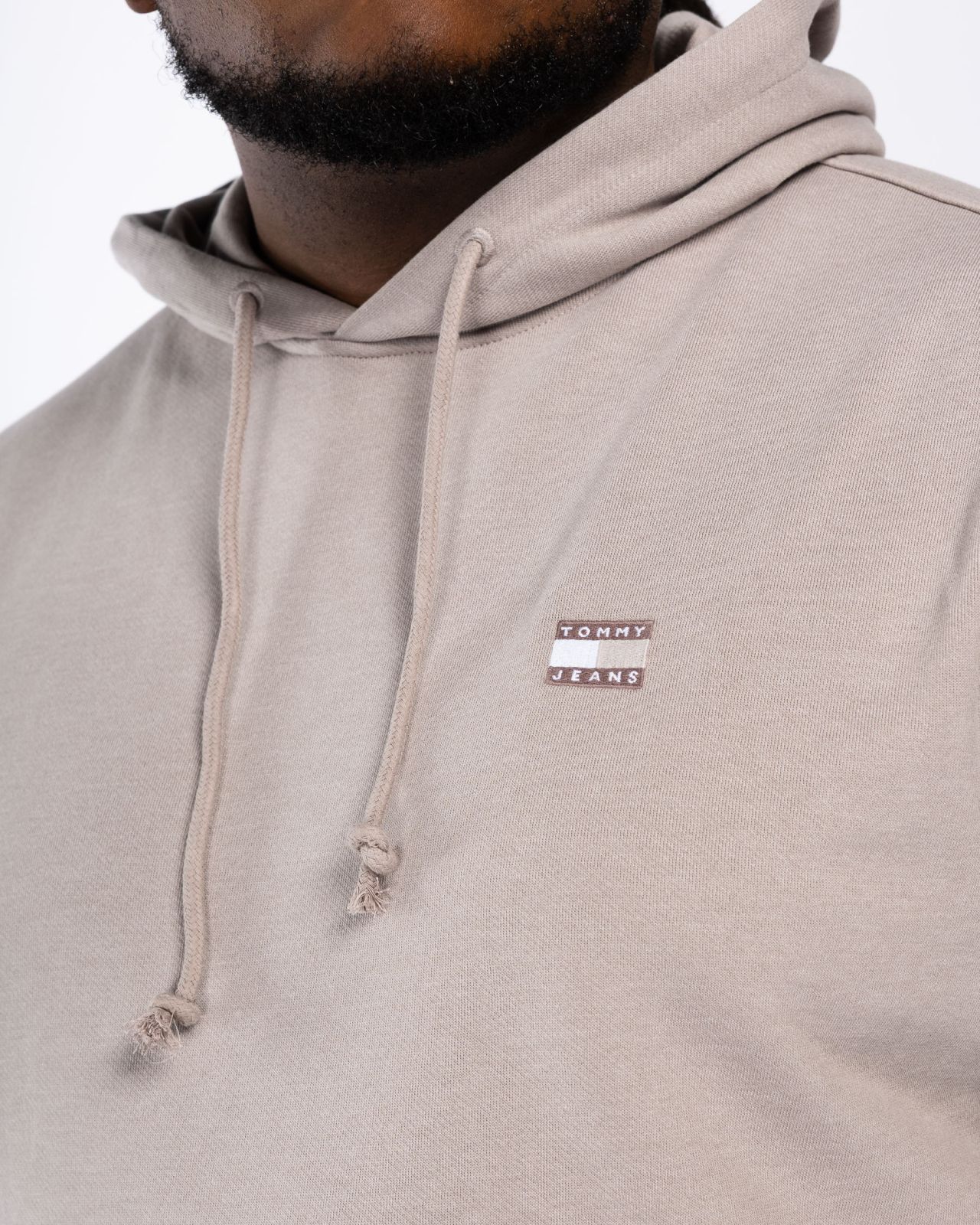 Sweat Hoodie grande taille beige