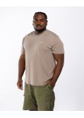 T-shirt grande taille taupe