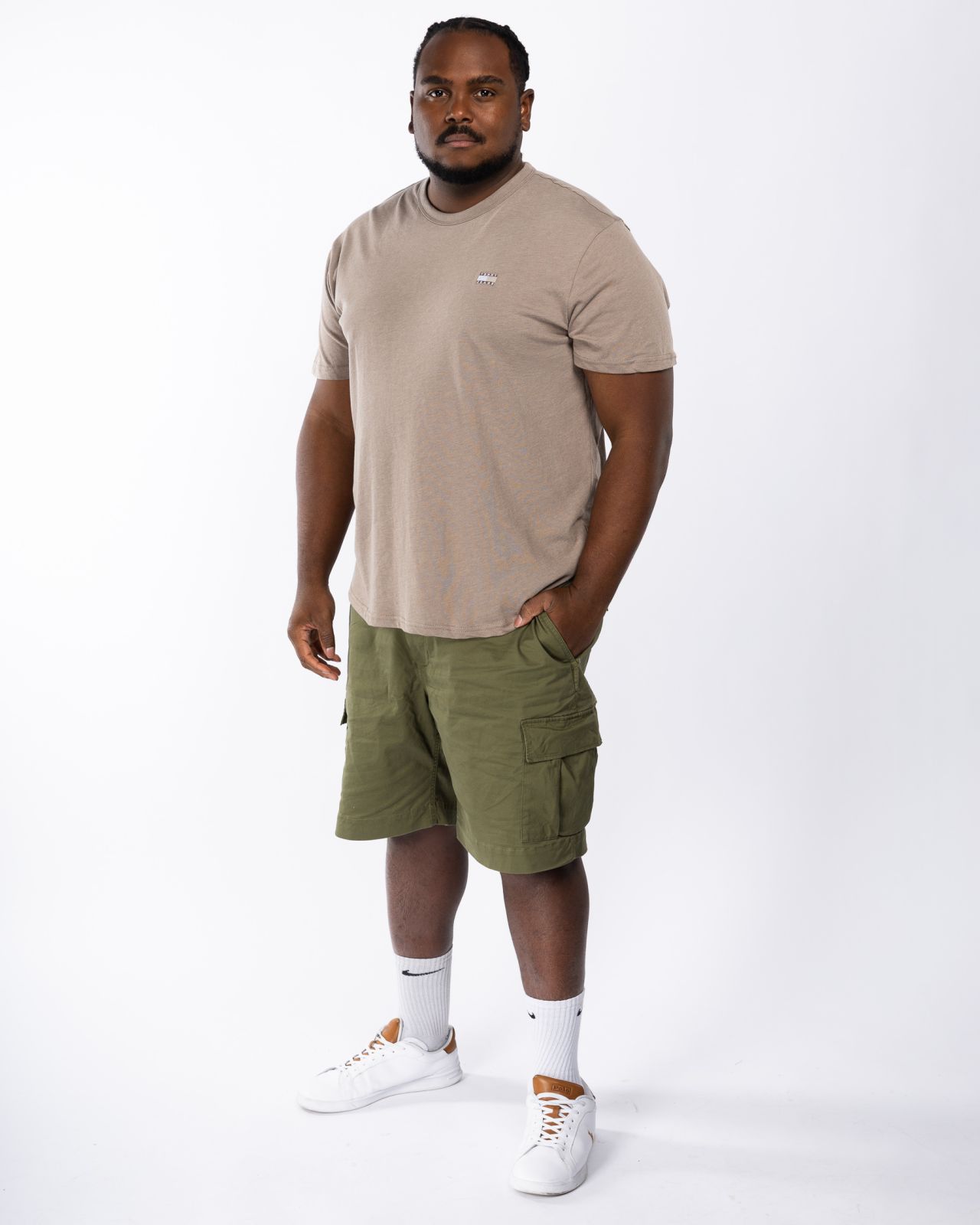 T-shirt grande taille taupe