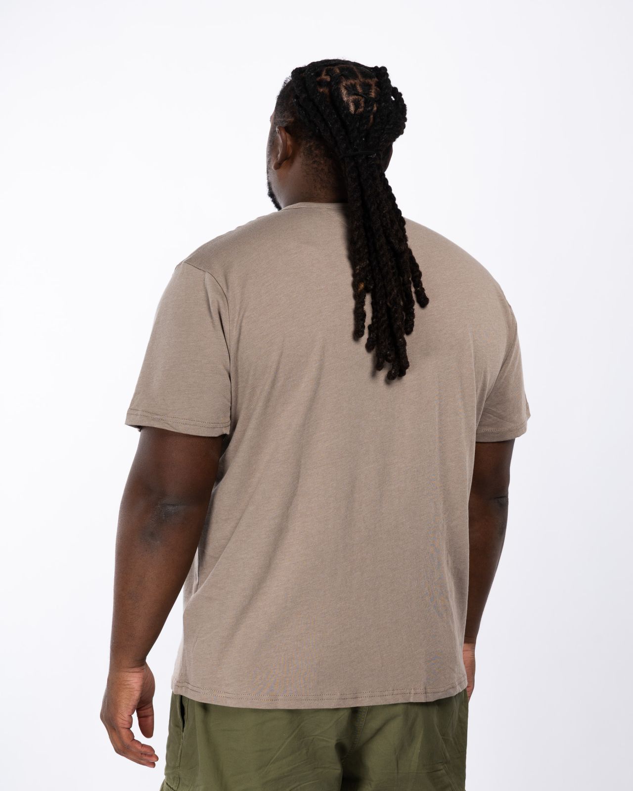 T-shirt grande taille taupe