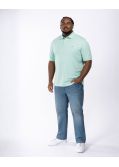 Polo grande taille vert tilleul