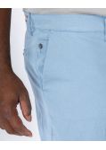 Pantalon chino grande taille dobbybleu ciel