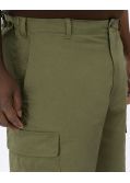 Short cargo grande taille vert kaki