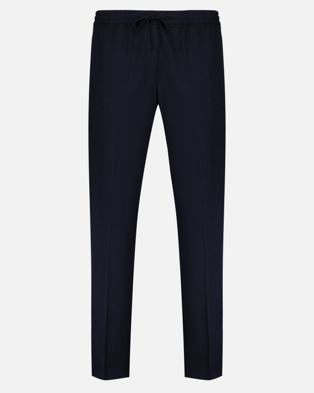 Pantalon léger grande taille bleu marine