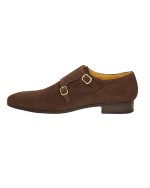 Chaussures en daim marron: grande taille du 46 au 49