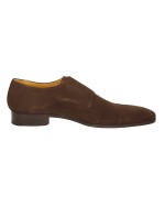 Chaussures en daim marron: grande taille du 46 au 49