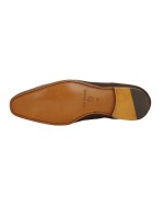 Chaussures en daim marron: grande taille du 46 au 49