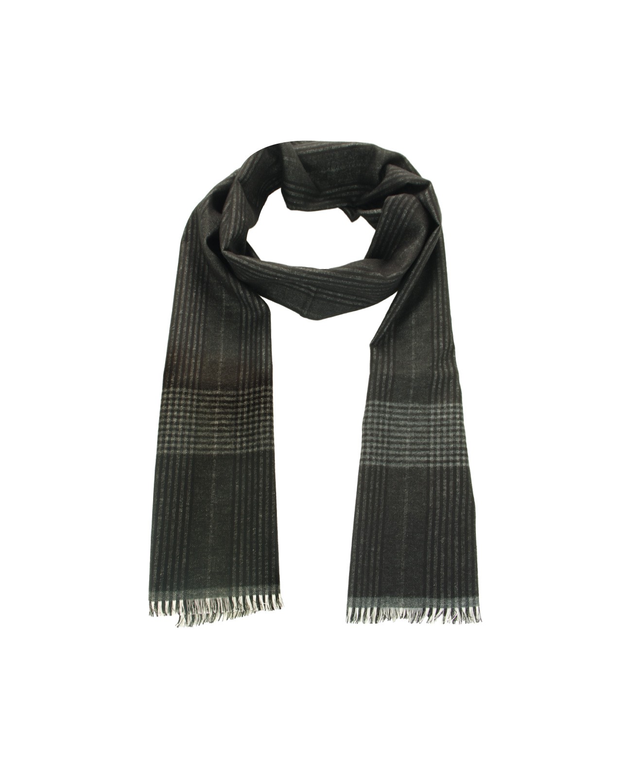 Echarpe soie rayures: taille unique