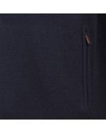 Gilet zippé bleu marine: grande taille du 0XL au 4XL