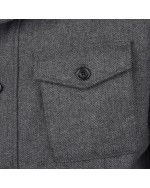 Manteau à chevrons gris clair: grande taille du 0XL au 4XL