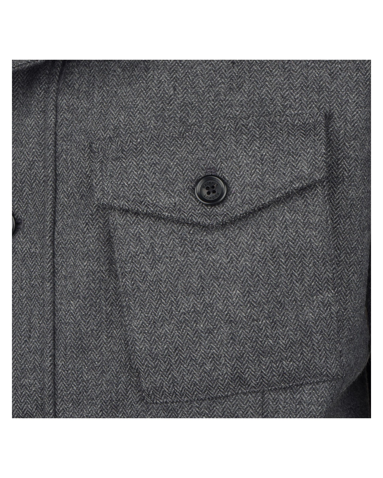 Manteau à chevrons gris clair: grande taille du 0XL au 4XL