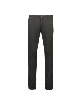 Pantalon chino aspect flanelle anthracite: grande longueur de jambe 38US