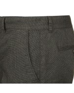 Pantalon chino aspect flanelle anthracite: grande longueur de jambe 38US