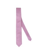 Cravate soie extra-longue 160 cm fantaisie rose