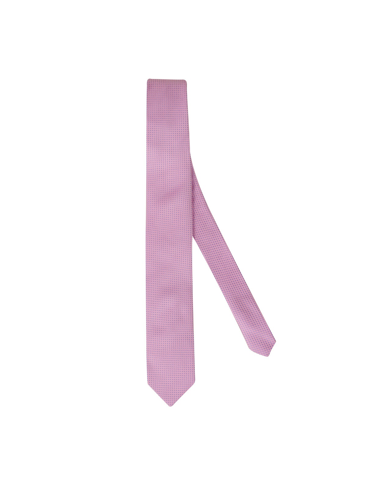 Cravate soie extra-longue 160 cm fantaisie rose