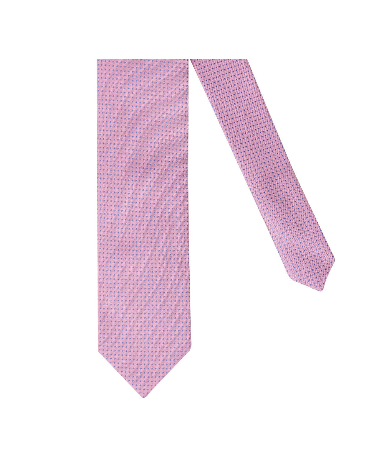 Cravate soie extra-longue 160 cm fantaisie rose