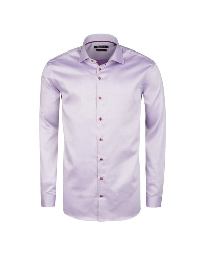 Chemise mauve cintrée: manches extra-longues 72cm