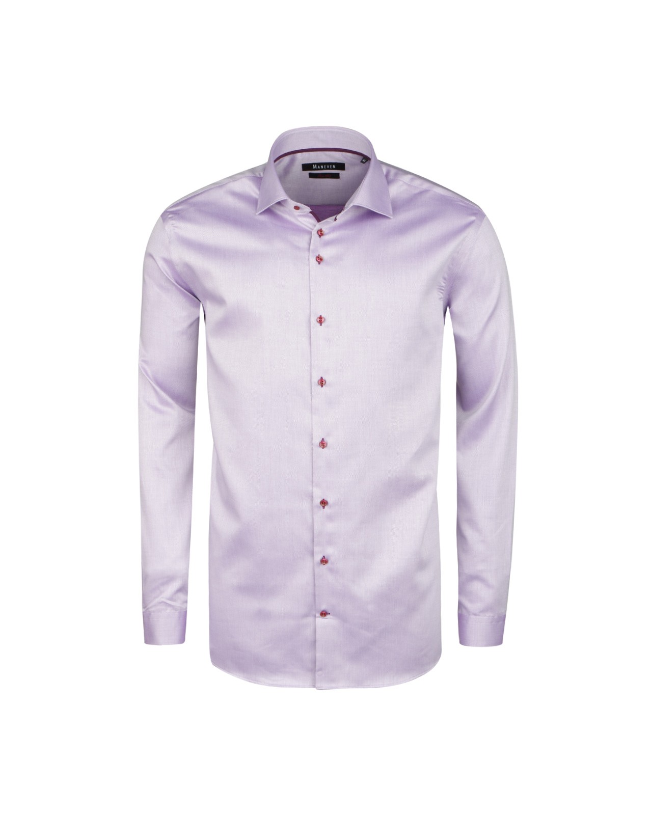 Chemise mauve cintrée: manches extra-longues 72cm