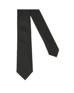 Cravate slim extra-longue 160 cm noir