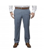 Pantalon de costume Reda bleu clair : grande taille du 52 au 64