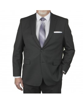 Veste de costume plomb: grande taille du 60 au 72