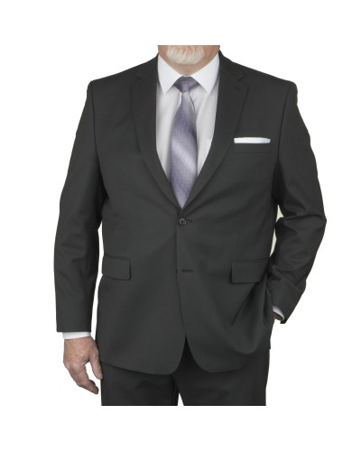 Veste de costume plomb: grande taille du 60 au 72