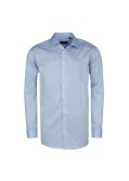 Chemise bleu (Confort Fit)  : manches extra longues 72 cm