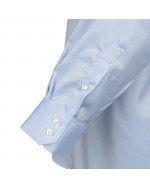 Chemise twill bleu: grande taille du 44 (XL) au 50 (4XL)