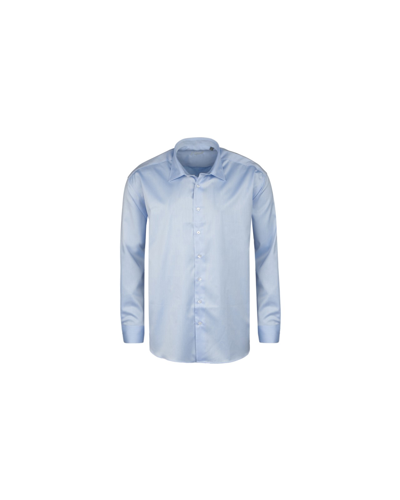 Chemise twill bleu: grande taille du 44 (XL) au 50 (4XL)