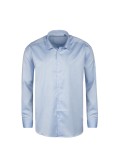 Chemise twill bleu: grande taille du 44 (XL) au 50 (4XL)